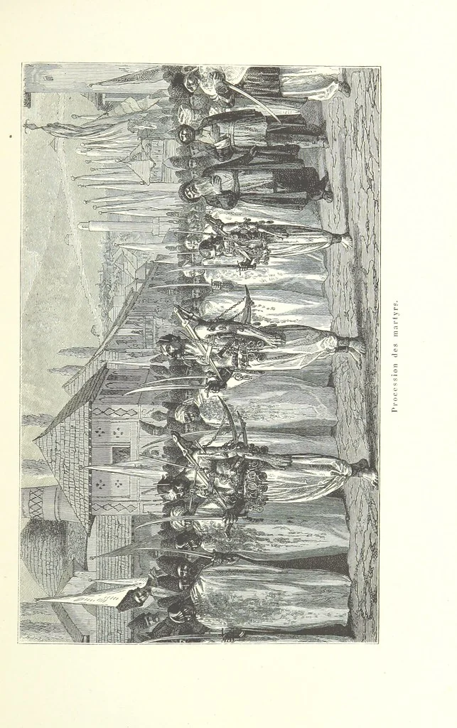 An illustration from Mœurs et caractères des peuples, Asie-Amérique-Océanie. Morceaux extraits de divers auteurs. [With illustrations, 1879, leaf 51