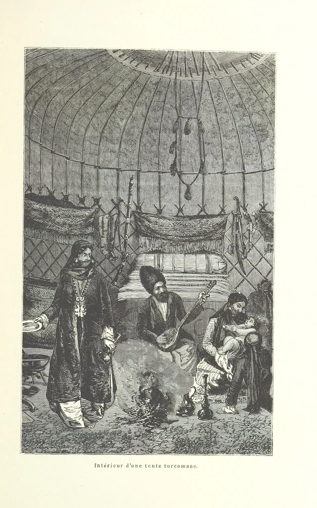 An illustration from Mœurs et caractères des peuples, Asie-Amérique-Océanie. Morceaux extraits de divers auteurs. [With illustrations, 1879, leaf 67