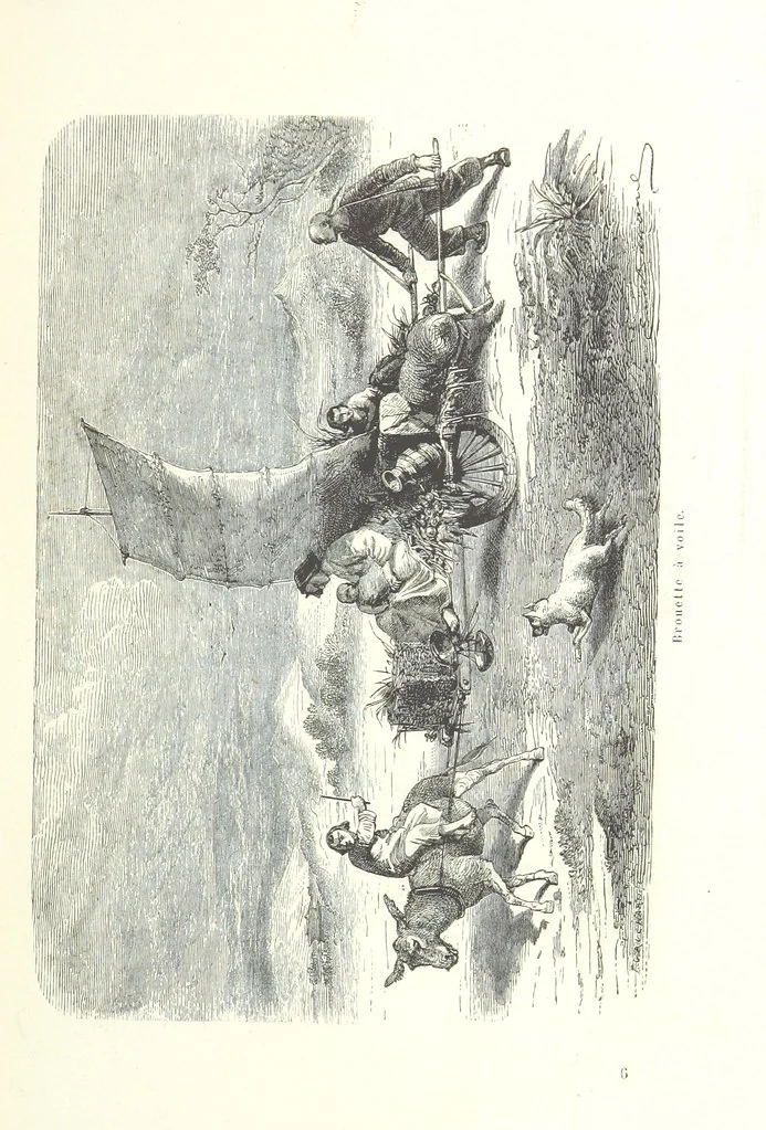 An illustration from Mœurs et caractères des peuples, Asie-Amérique-Océanie. Morceaux extraits de divers auteurs. [With illustrations, 1879, leaf 97