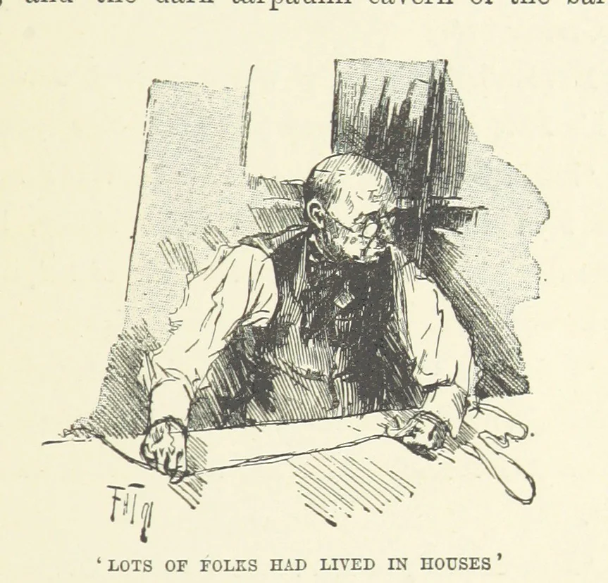An illustration from Two Girls on a Barge ... With forty-four illustrations by F. H. Townsend, 1891, leaf 179