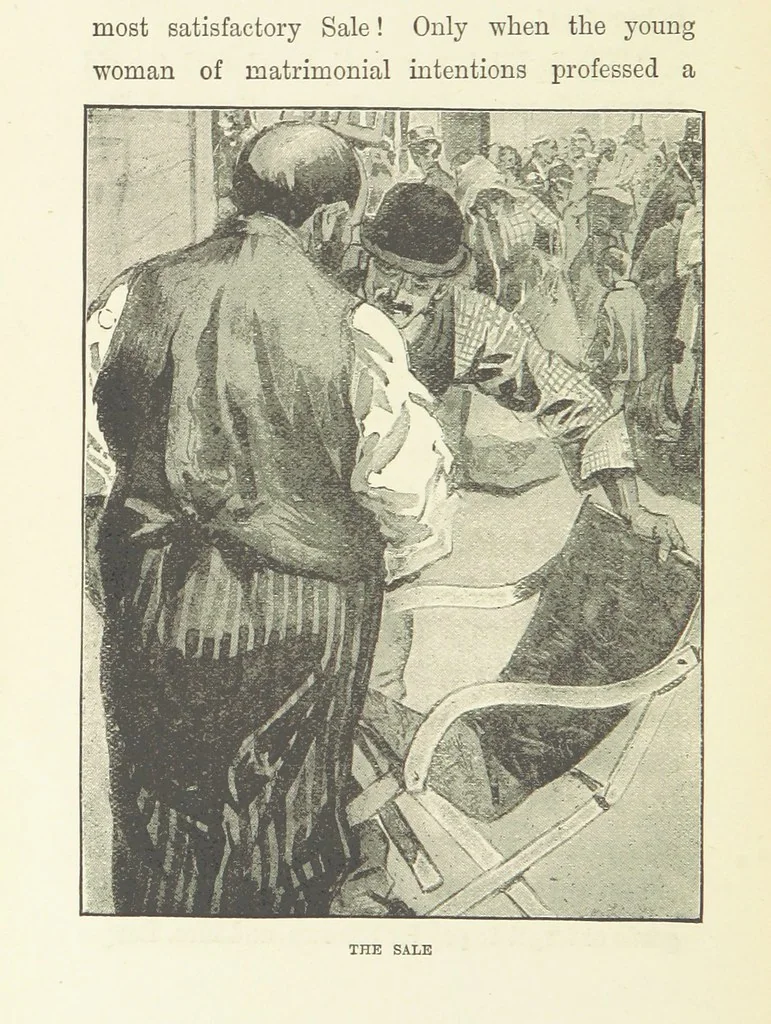 An illustration from Two Girls on a Barge ... With forty-four illustrations by F. H. Townsend, 1891, leaf 188