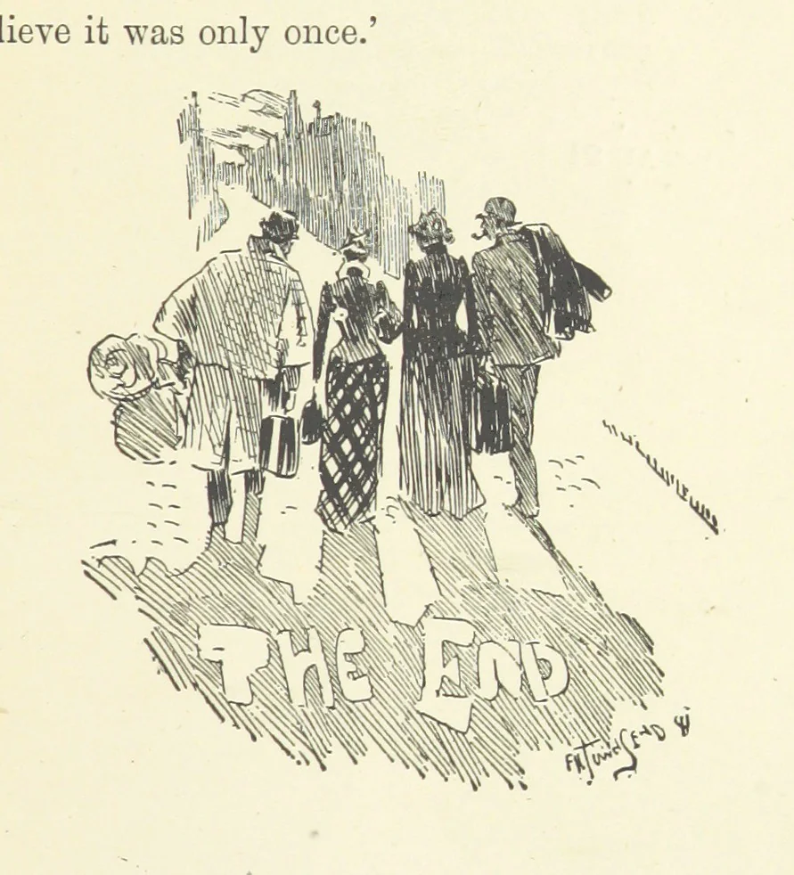 An illustration from Two Girls on a Barge ... With forty-four illustrations by F. H. Townsend, 1891, leaf 193