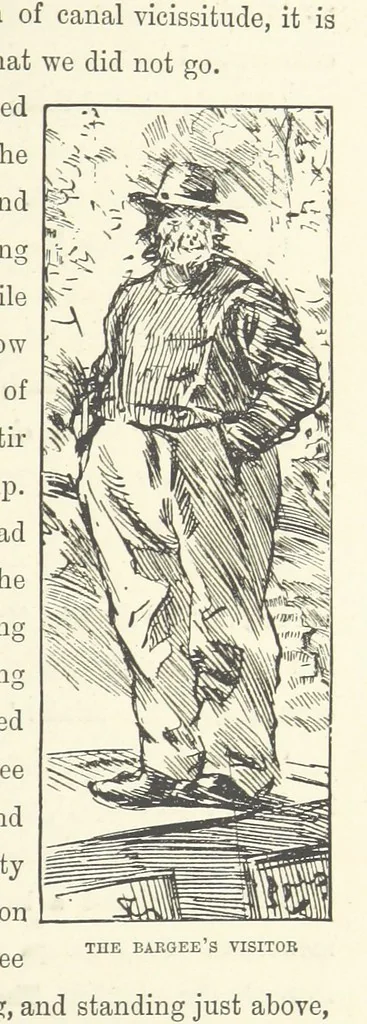 An illustration from Two Girls on a Barge ... With forty-four illustrations by F. H. Townsend, 1891, leaf 49