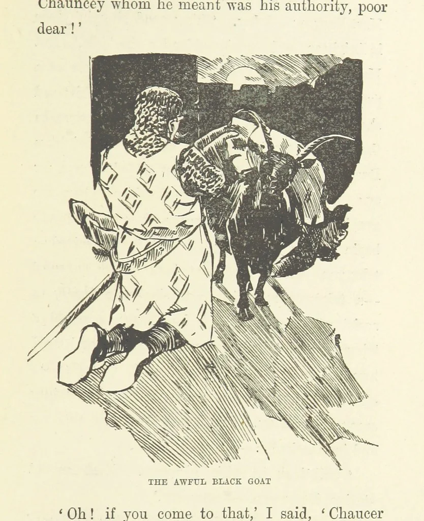 An illustration from Two Girls on a Barge ... With forty-four illustrations by F. H. Townsend, 1891, leaf 87