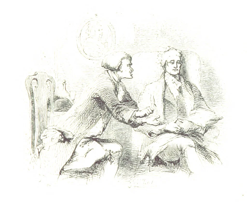 An illustration from Poems ... With a biographical and critical introduction by the Rev. Thomas Dale, and seventy-five illustrations, engraved by J. Orrin Smith, from drawings by John Gilbert, 1841, leaf 235