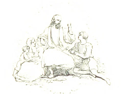 An illustration from Poems ... With a biographical and critical introduction by the Rev. Thomas Dale, and seventy-five illustrations, engraved by J. Orrin Smith, from drawings by John Gilbert, 1841, leaf 259