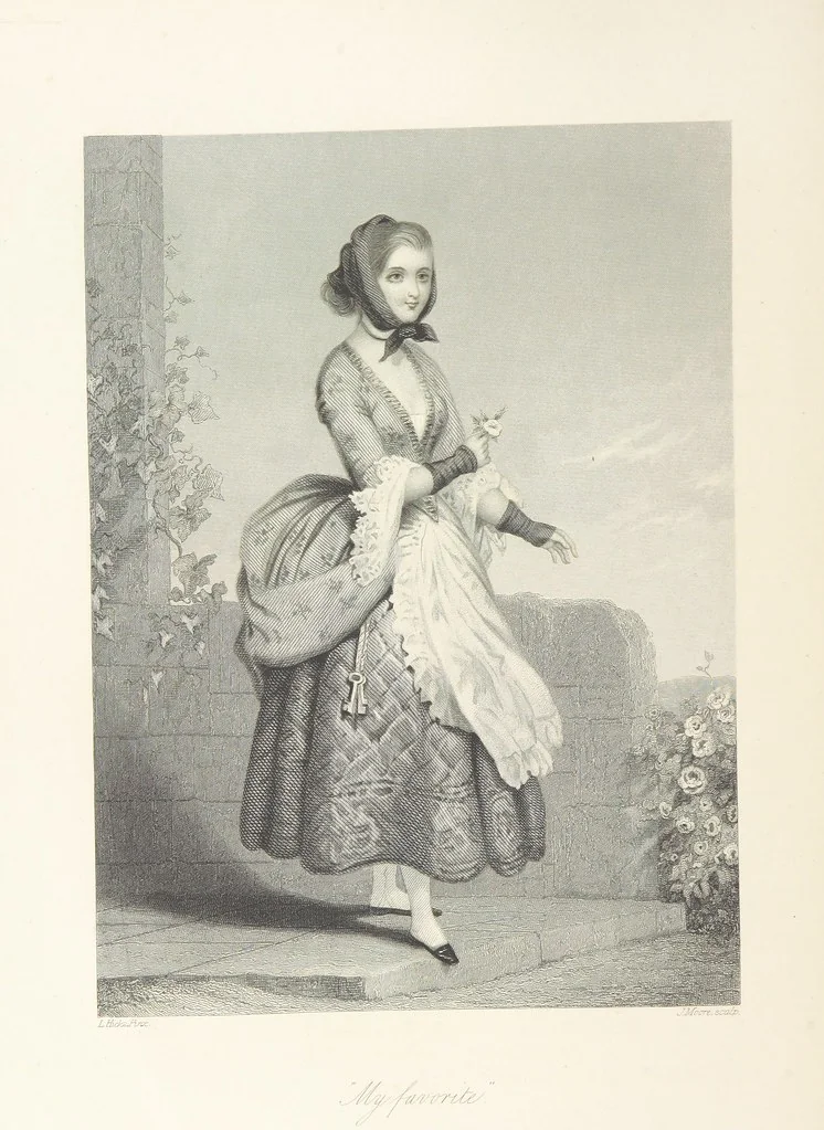An illustration from The American in Europe: being “guesses” and “calculations” on men and manners; made during a tour through the most important portions of Europe. [With plates, 1850, leaf 104