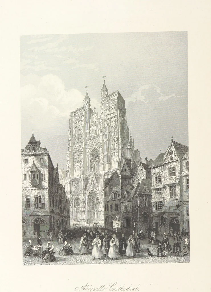 An illustration from The American in Europe: being “guesses” and “calculations” on men and manners; made during a tour through the most important portions of Europe. [With plates, 1850, leaf 108