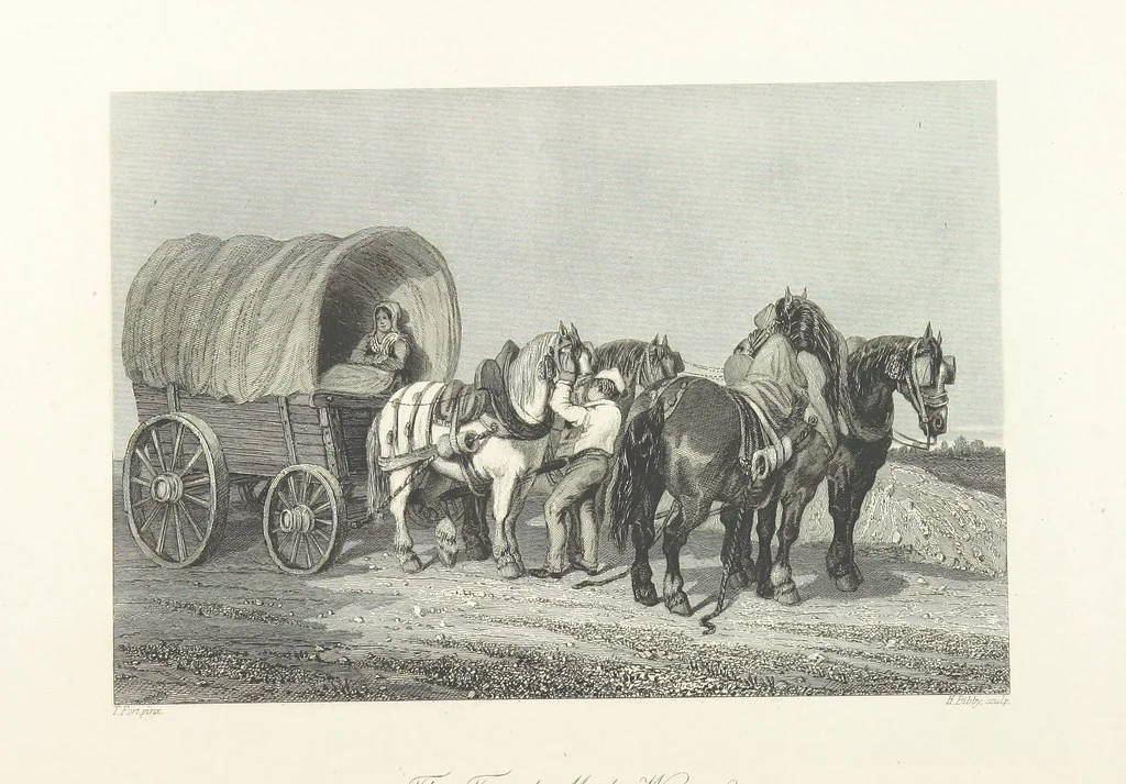 An illustration from The American in Europe: being “guesses” and “calculations” on men and manners; made during a tour through the most important portions of Europe. [With plates, 1850, leaf 112