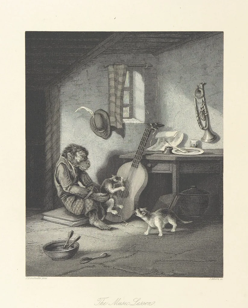 An illustration from The American in Europe: being “guesses” and “calculations” on men and manners; made during a tour through the most important portions of Europe. [With plates, 1850, leaf 18