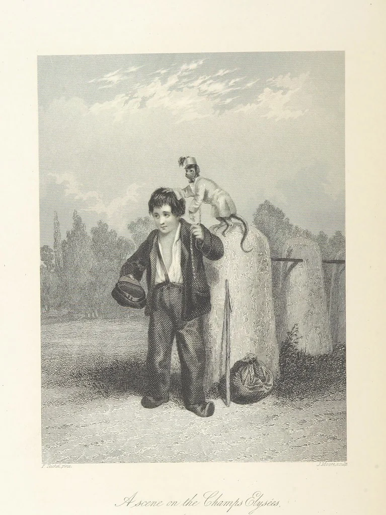An illustration from The American in Europe: being “guesses” and “calculations” on men and manners; made during a tour through the most important portions of Europe. [With plates, 1850, leaf 202