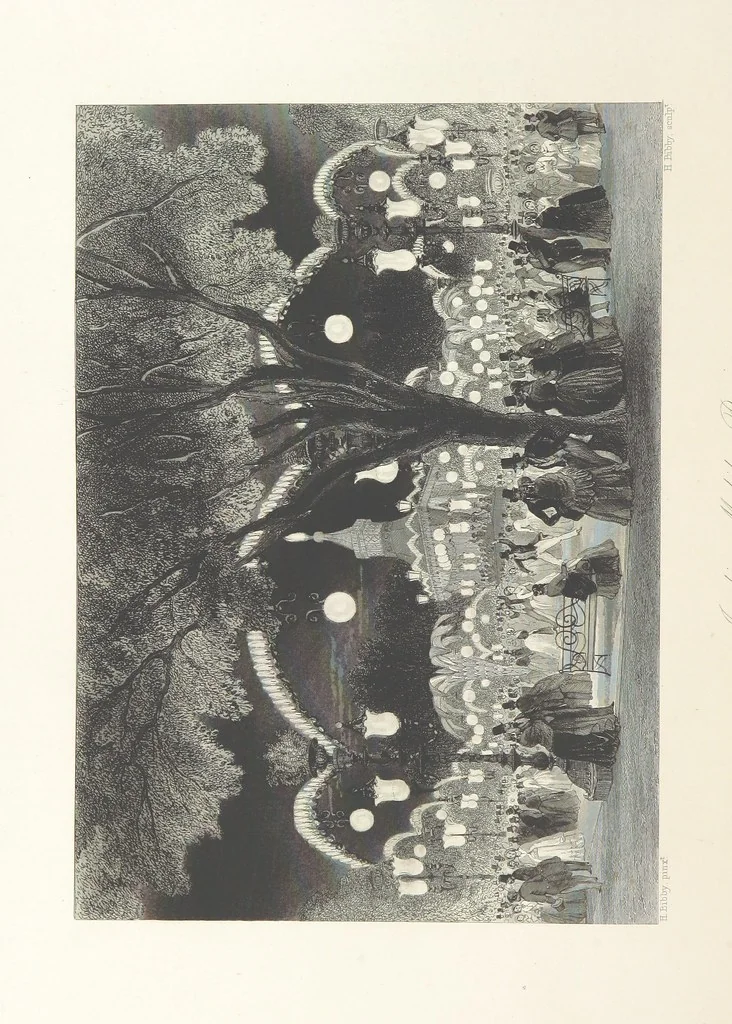 An illustration from The American in Europe: being “guesses” and “calculations” on men and manners; made during a tour through the most important portions of Europe. [With plates, 1850, leaf 346