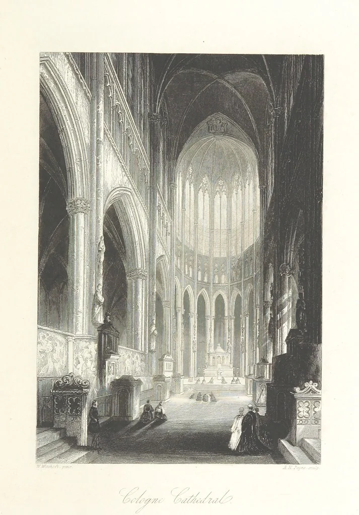 An illustration from The American in Europe: being “guesses” and “calculations” on men and manners; made during a tour through the most important portions of Europe. [With plates, 1850, leaf 373