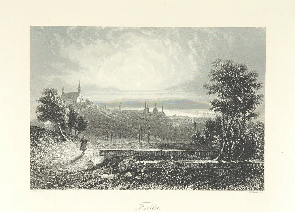 An illustration from The American in Europe: being “guesses” and “calculations” on men and manners; made during a tour through the most important portions of Europe. [With plates, 1850, leaf 389