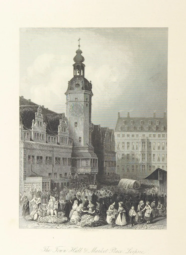 An illustration from The American in Europe: being “guesses” and “calculations” on men and manners; made during a tour through the most important portions of Europe. [With plates, 1850, leaf 402