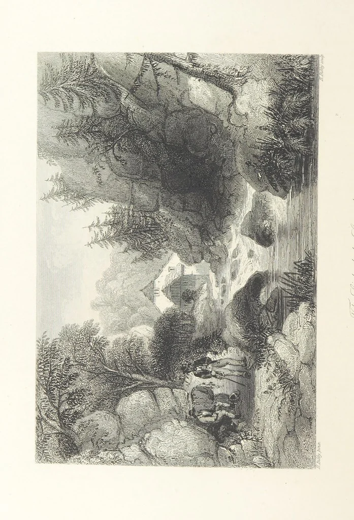 An illustration from The American in Europe: being “guesses” and “calculations” on men and manners; made during a tour through the most important portions of Europe. [With plates, 1850, leaf 414
