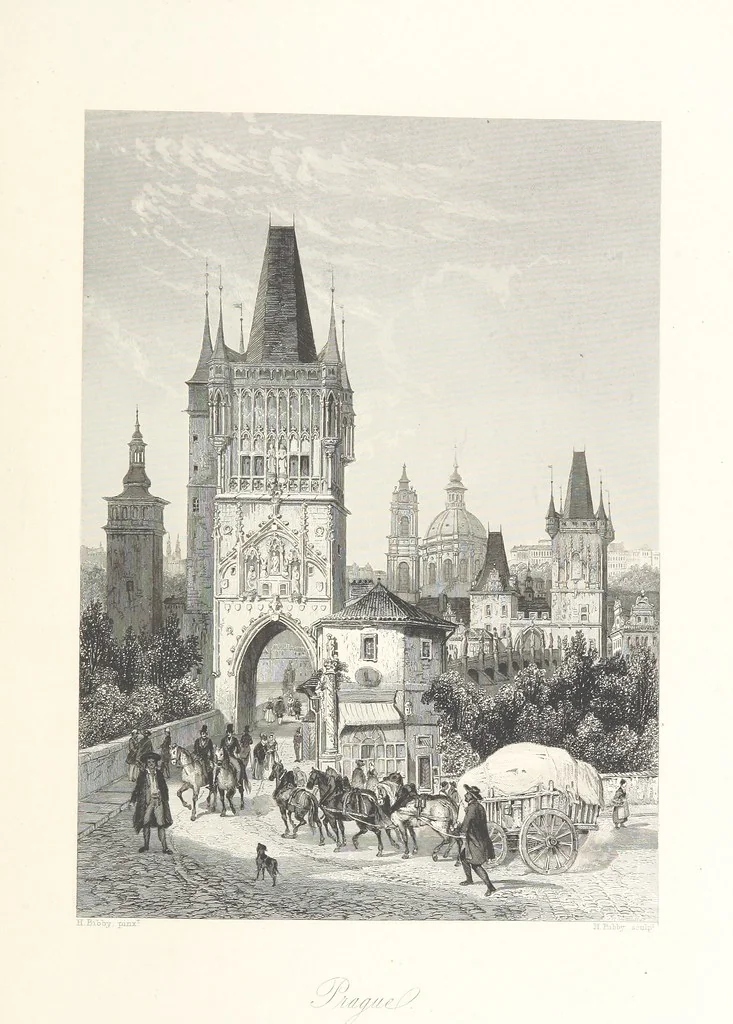 An illustration from The American in Europe: being “guesses” and “calculations” on men and manners; made during a tour through the most important portions of Europe. [With plates, 1850, leaf 421