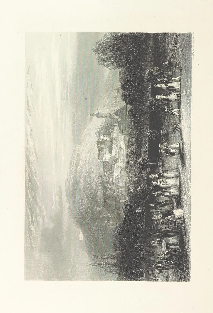 An illustration from The American in Europe: being “guesses” and “calculations” on men and manners; made during a tour through the most important portions of Europe. [With plates, 1850, leaf 442
