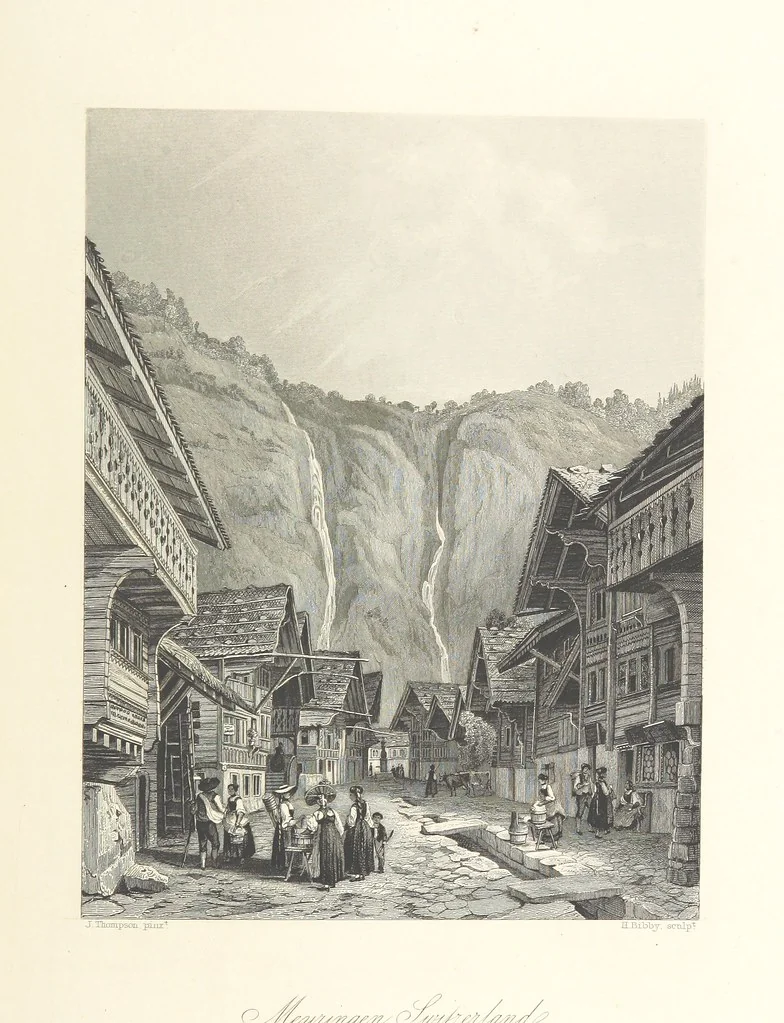 An illustration from The American in Europe: being “guesses” and “calculations” on men and manners; made during a tour through the most important portions of Europe. [With plates, 1850, leaf 453