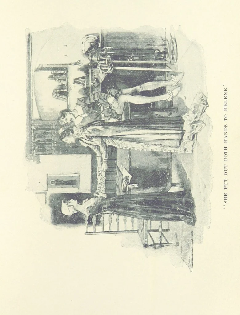 An illustration from The Red Axe. (Illustrations by Frank Richards.), 1899, leaf 131