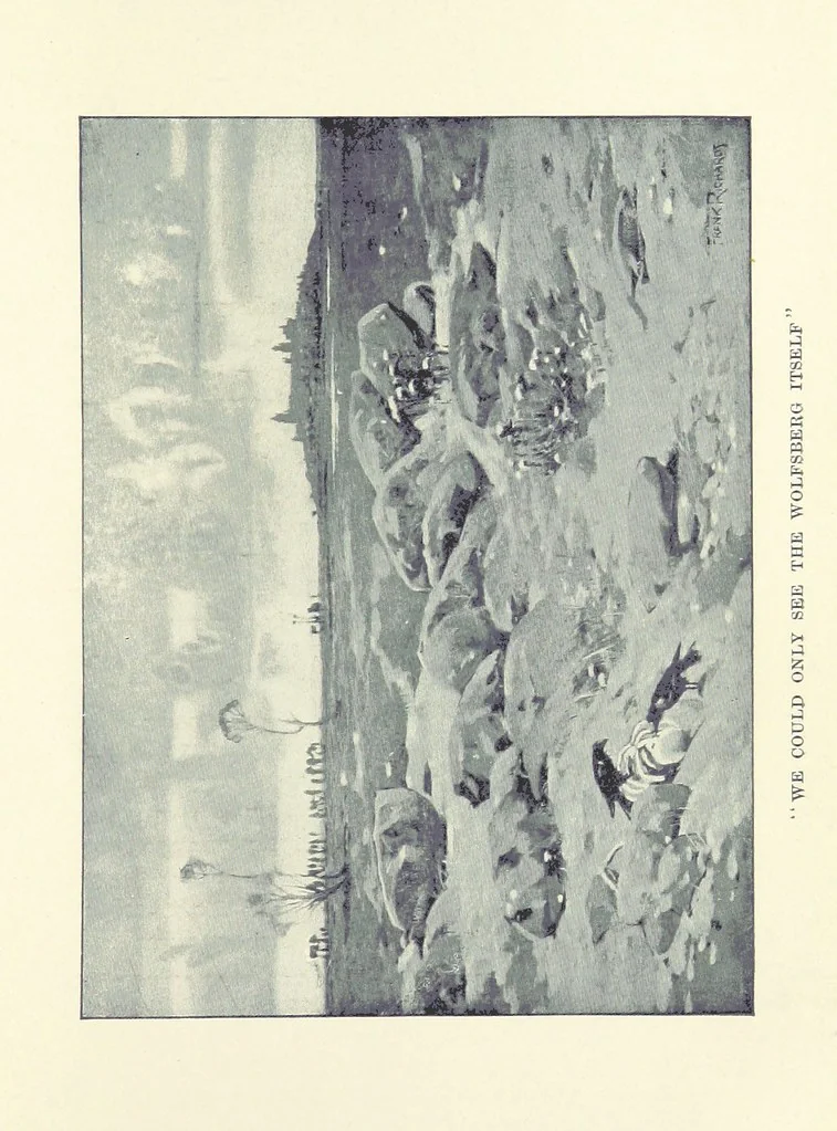 An illustration from The Red Axe. (Illustrations by Frank Richards.), 1899, leaf 153