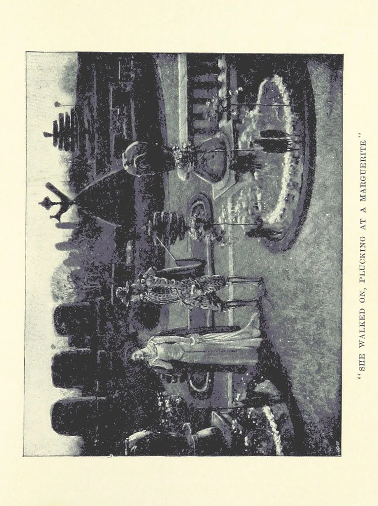 An illustration from The Red Axe. (Illustrations by Frank Richards.), 1899, leaf 225