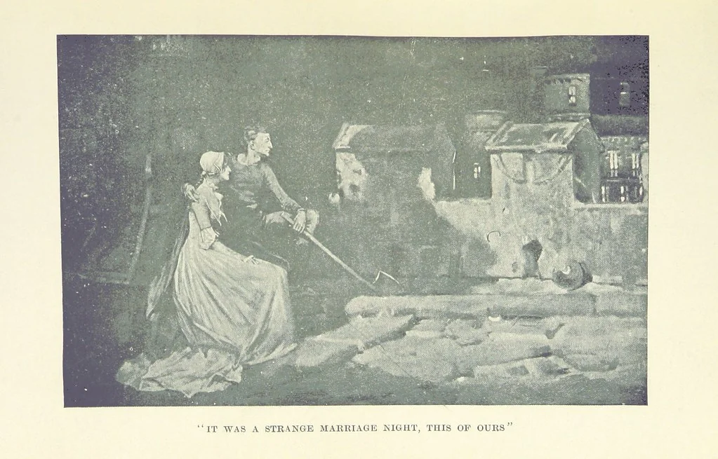 An illustration from The Red Axe. (Illustrations by Frank Richards.), 1899, leaf 409