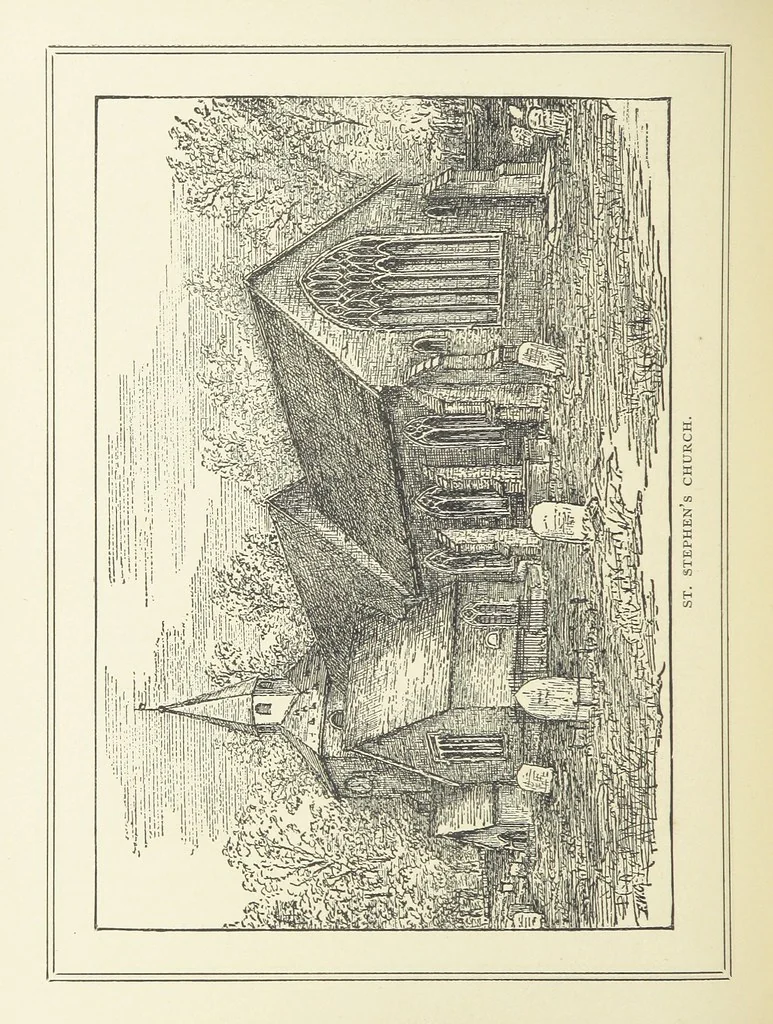 An illustration from Rambles round Old Canterbury ... With illustrations, 1882, leaf 100