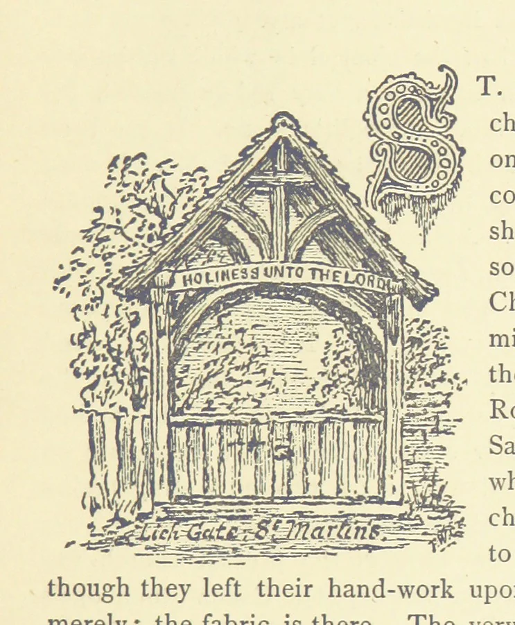 An illustration from Rambles round Old Canterbury ... With illustrations, 1882, leaf 27