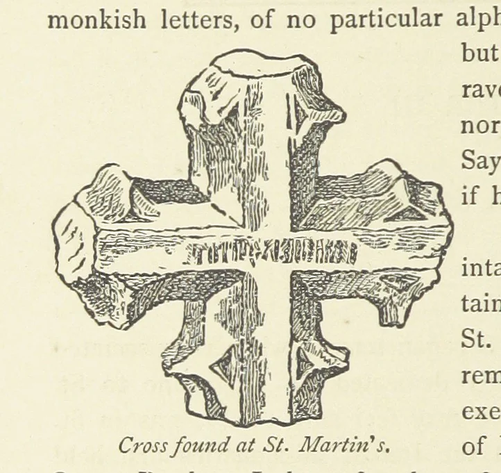 An illustration from Rambles round Old Canterbury ... With illustrations, 1882, leaf 32