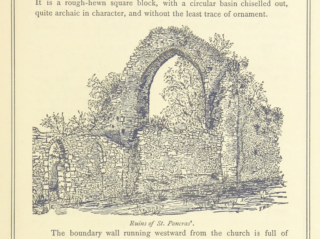 An illustration from Rambles round Old Canterbury ... With illustrations, 1882, leaf 35