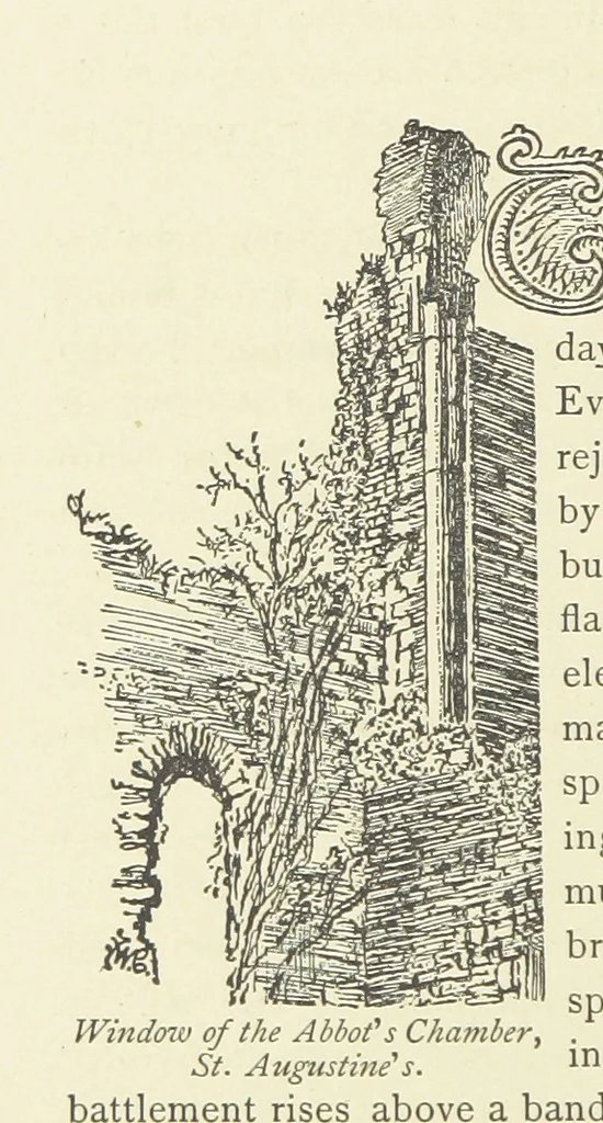 An illustration from Rambles round Old Canterbury ... With illustrations, 1882, leaf 48