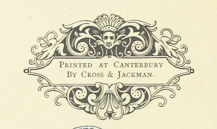 An illustration from Rambles round Old Canterbury ... With illustrations, 1882, leaf 6