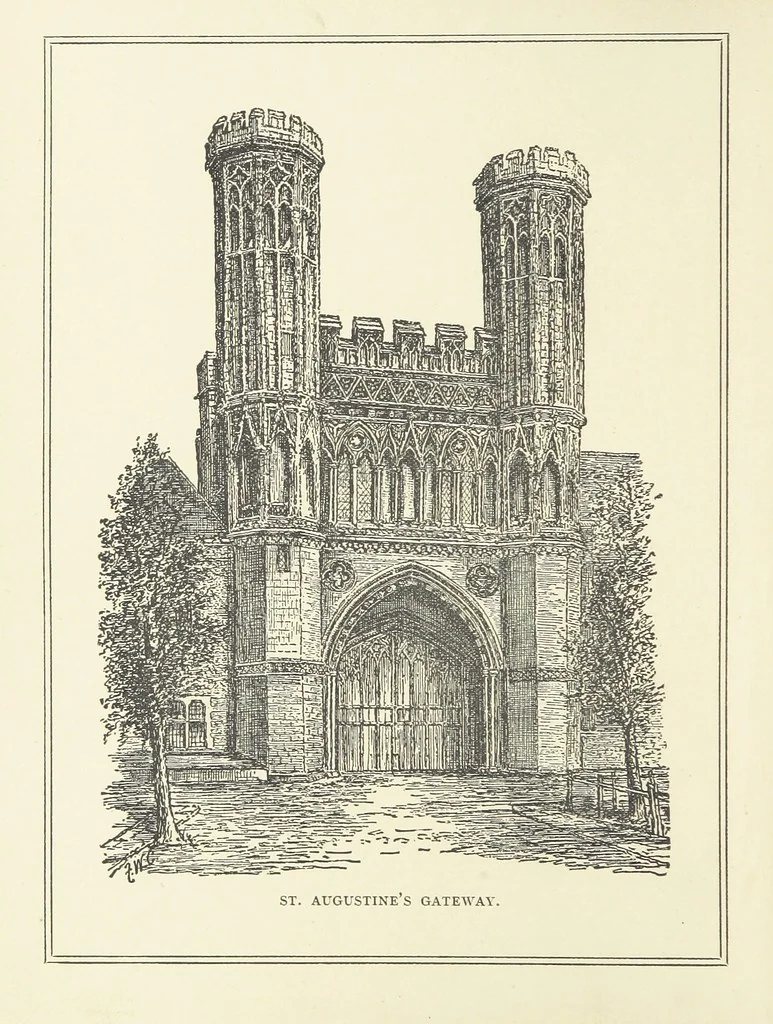 An illustration from Rambles round Old Canterbury ... With illustrations, 1882, leaf 8