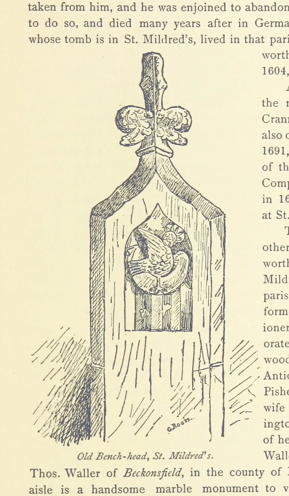 An illustration from Rambles round Old Canterbury ... With illustrations, 1882, leaf 89