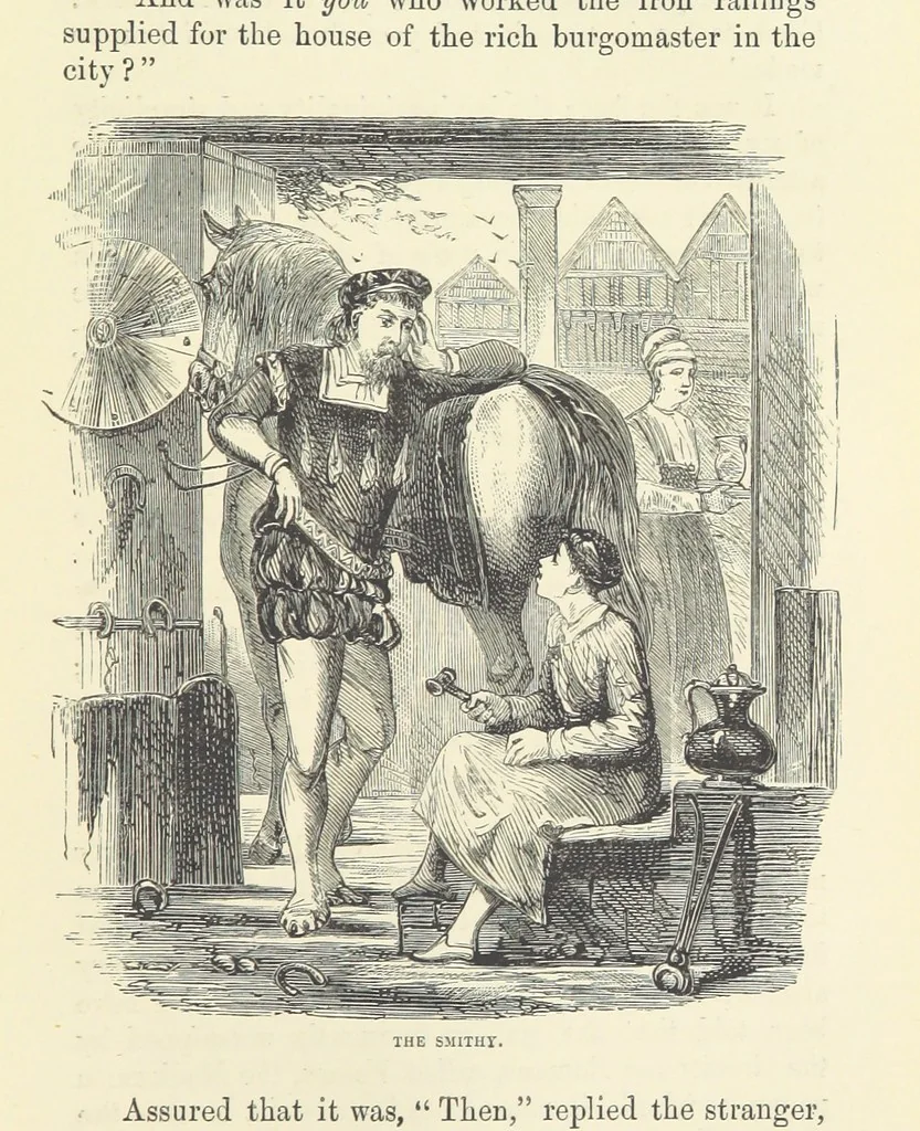 An illustration from Across the Channel; or, Picture-stories of foreign lands. [With illustrations, 1888, leaf 127