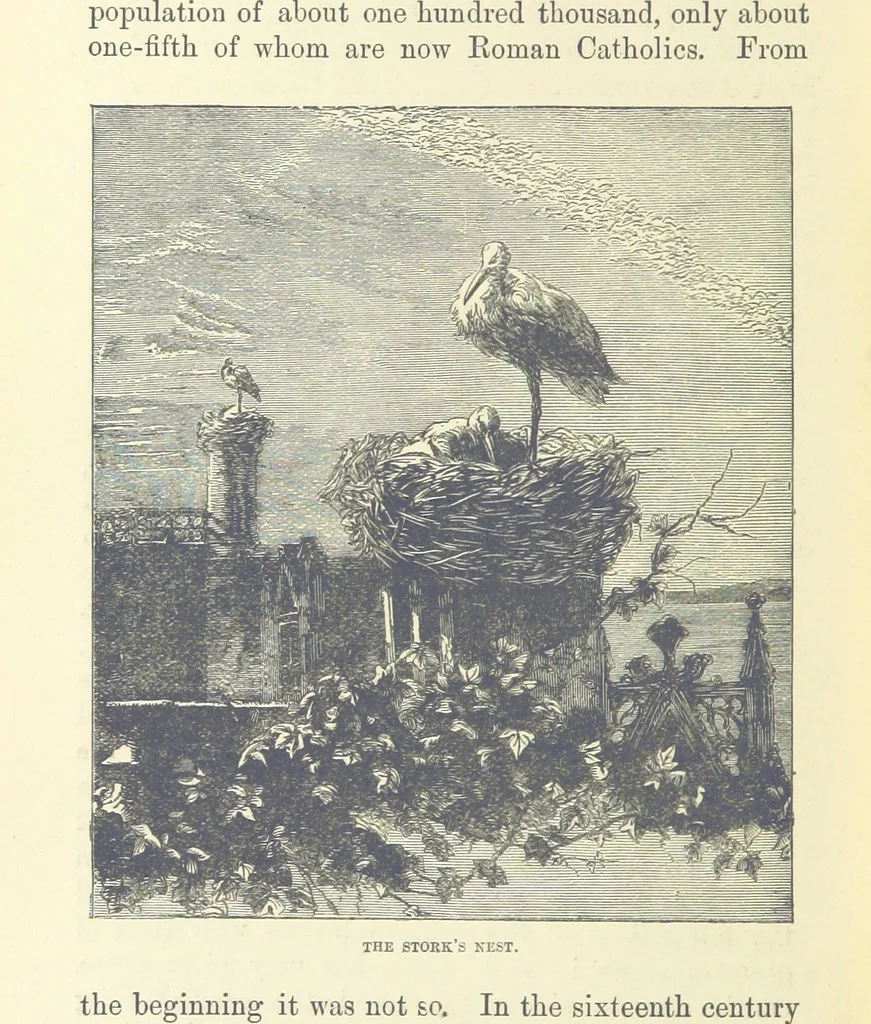 An illustration from Across the Channel; or, Picture-stories of foreign lands. [With illustrations, 1888, leaf 212
