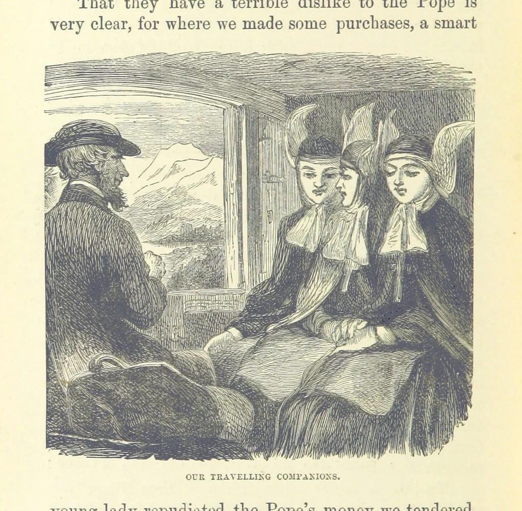 An illustration from Across the Channel; or, Picture-stories of foreign lands. [With illustrations, 1888, leaf 214