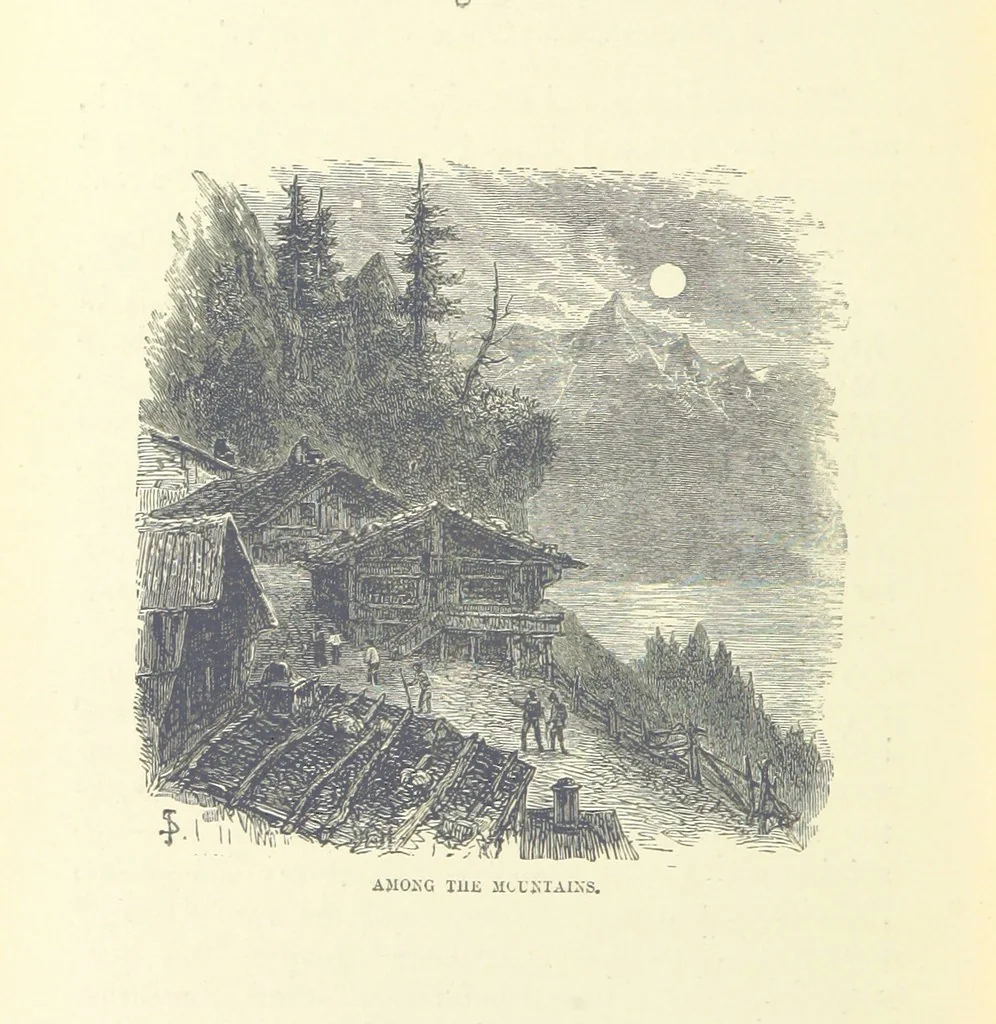 An illustration from Across the Channel; or, Picture-stories of foreign lands. [With illustrations, 1888, leaf 220