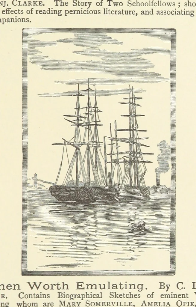 An illustration from Across the Channel; or, Picture-stories of foreign lands. [With illustrations, 1888, leaf 279