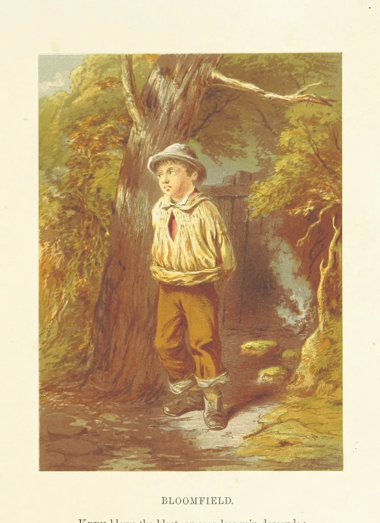 An illustration from Poetry of the year. Passages from the poets descriptive of the seasons. With twenty-two coloured illustrations from drawings by eminent artists.[Edited by Joseph Cundall, 1853, leaf 135