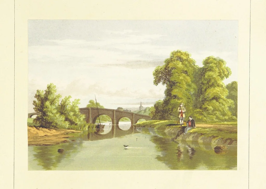 An illustration from Poetry of the year. Passages from the poets descriptive of the seasons. With twenty-two coloured illustrations from drawings by eminent artists.[Edited by Joseph Cundall, 1853, leaf 47