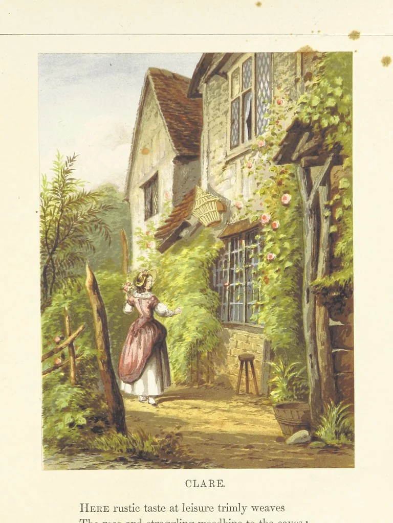 An illustration from Poetry of the year. Passages from the poets descriptive of the seasons. With twenty-two coloured illustrations from drawings by eminent artists.[Edited by Joseph Cundall, 1853, leaf 97