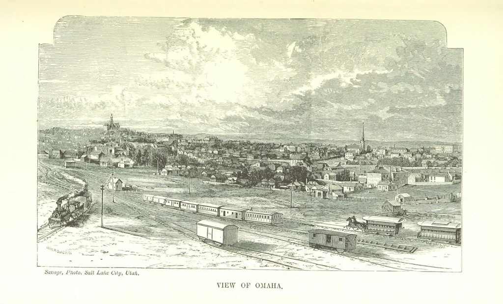 An illustration from Nebraska, its advantages, resources, and drawbacks. Illustrated, 1875, leaf 85