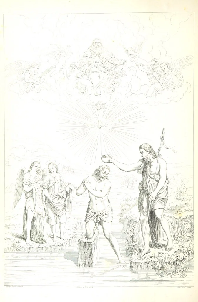 An illustration from Nuova guida storica, religiosa ed artistica al sacro monte di Varallo ed alle sue adiacenze, illustrata con disegni grafici ... Parte prima, contenente i lavori plastici, 1857, leaf 78