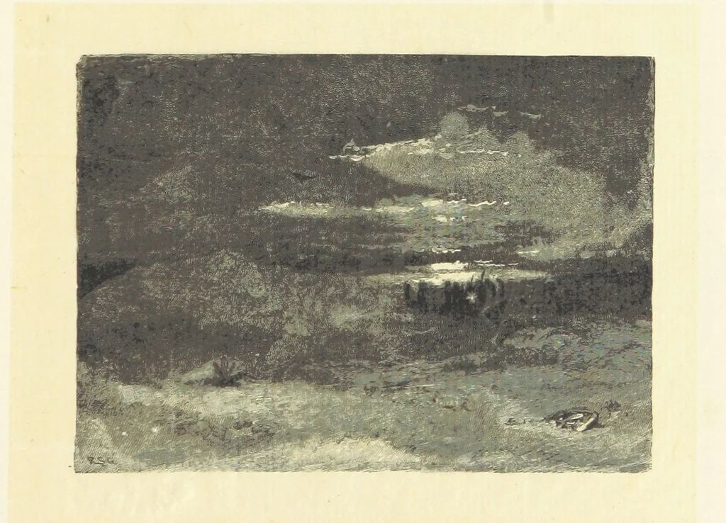 An illustration from Fifty Perfect Poems. Selected and edited by C. A. Dana and Rossiter Johnson. With seventy illustrations, 1883, leaf 103