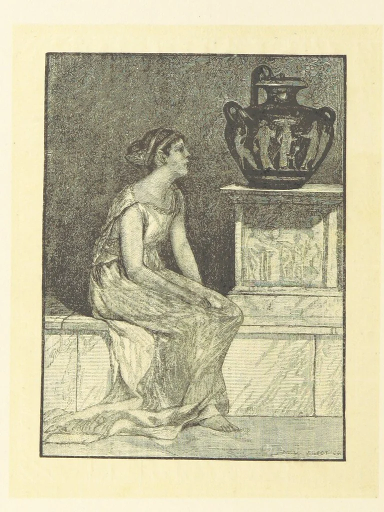 An illustration from Fifty Perfect Poems. Selected and edited by C. A. Dana and Rossiter Johnson. With seventy illustrations, 1883, leaf 122