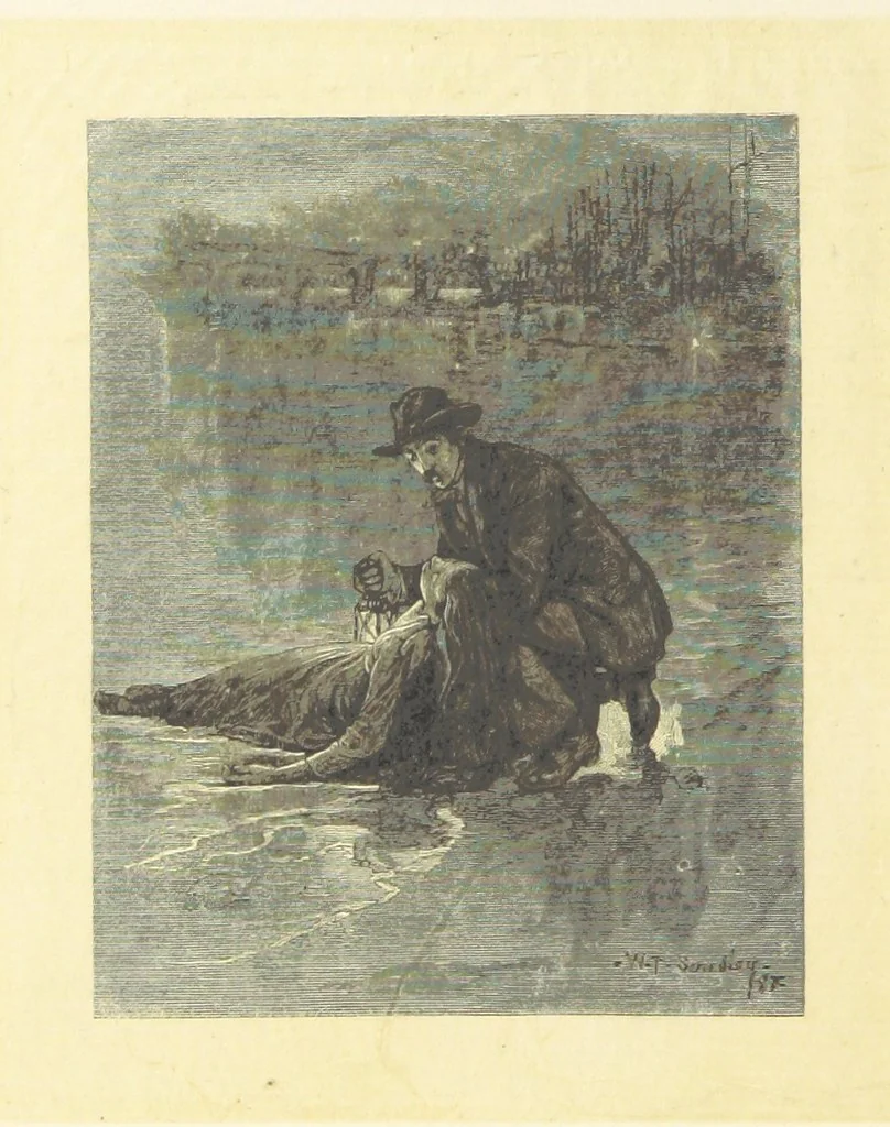 An illustration from Fifty Perfect Poems. Selected and edited by C. A. Dana and Rossiter Johnson. With seventy illustrations, 1883, leaf 128
