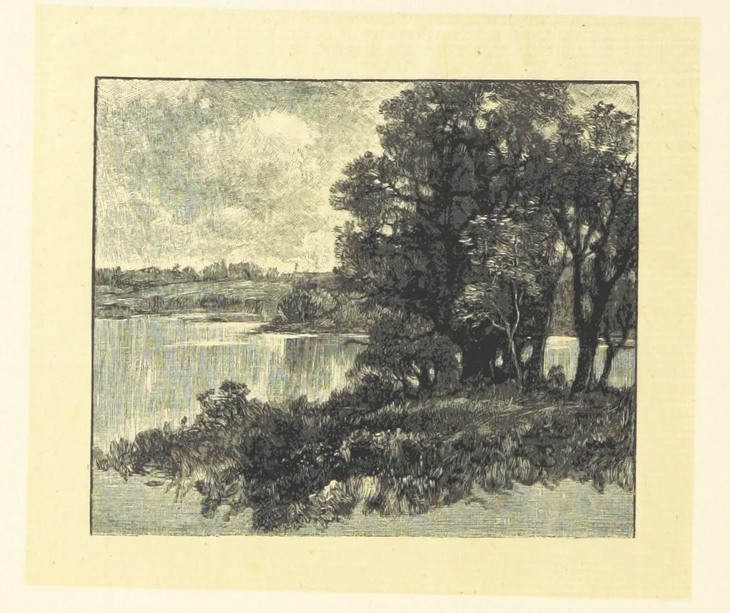 An illustration from Fifty Perfect Poems. Selected and edited by C. A. Dana and Rossiter Johnson. With seventy illustrations, 1883, leaf 142