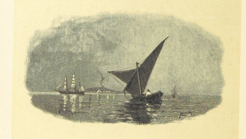 An illustration from Fifty Perfect Poems. Selected and edited by C. A. Dana and Rossiter Johnson. With seventy illustrations, 1883, leaf 192
